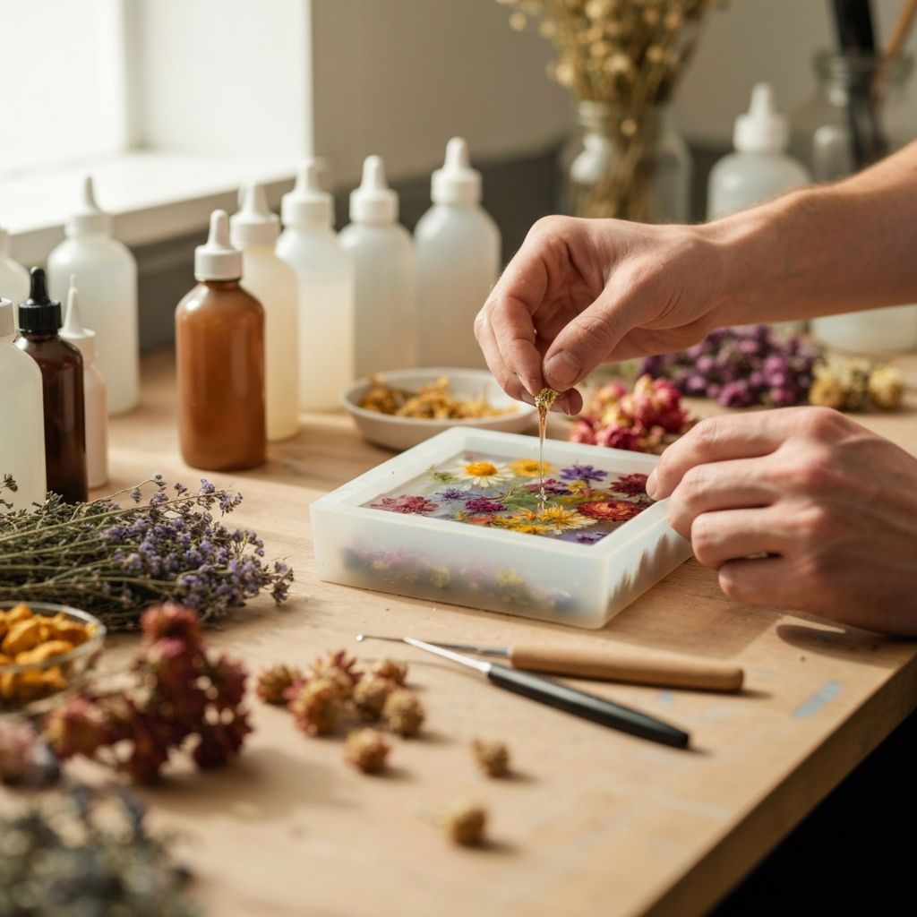 Resin art creation process